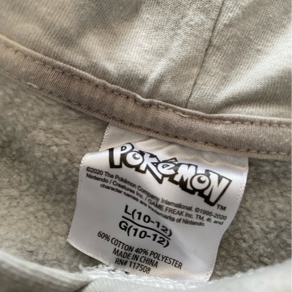 Old Navy Pokemon Boys Hoodie Sweatshirt Size L (10-12) - Picture 3 of 5